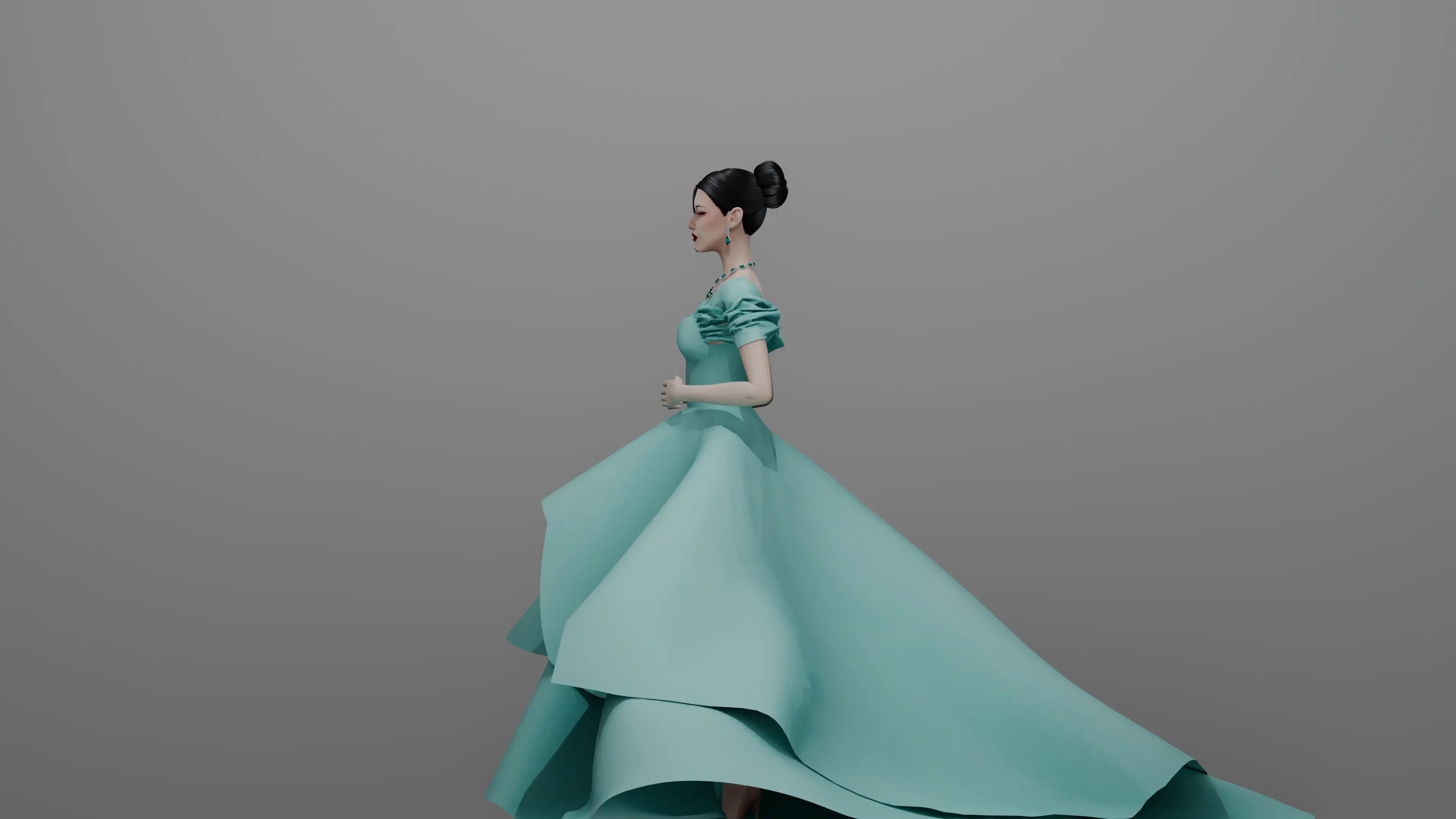 D-01 TS4 formal dress CC by Namiizme
