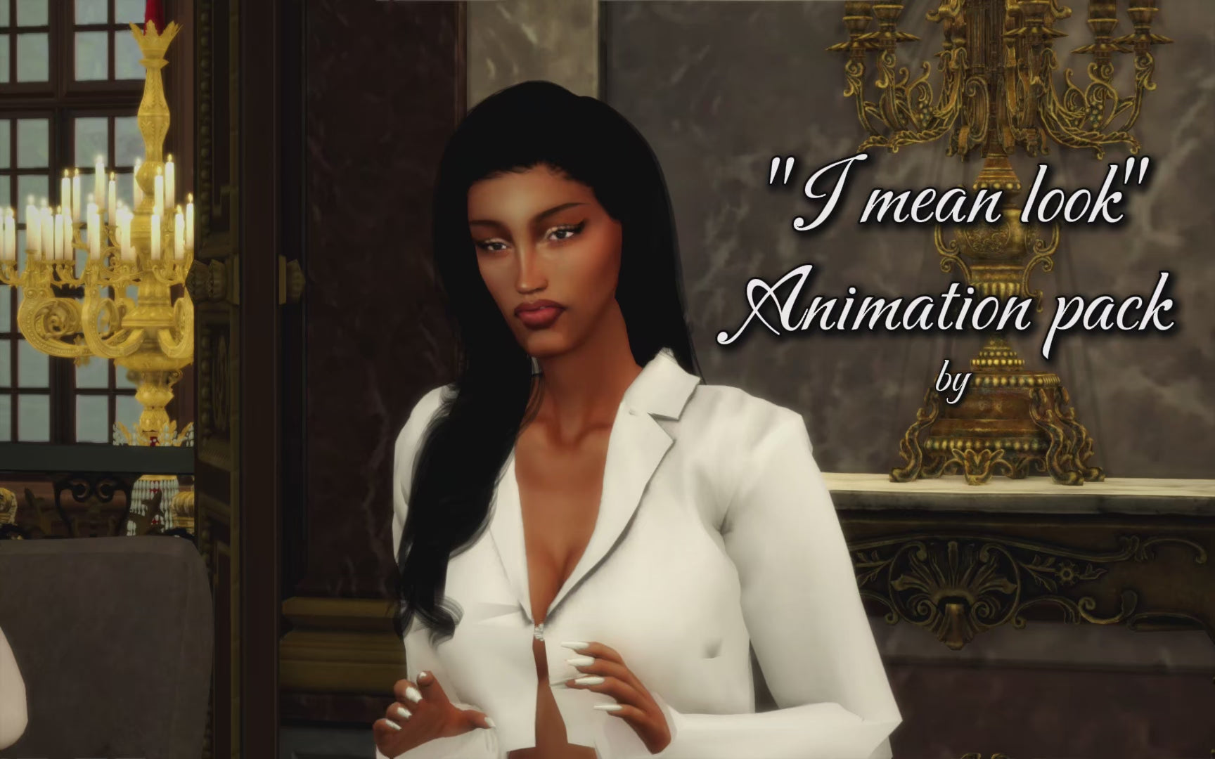 "I Mean Look" Animation for The Sims 4